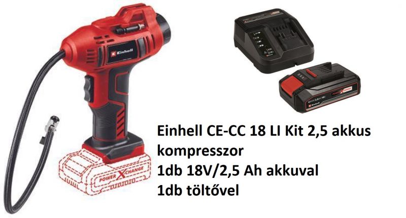 Einhell CE-CC 18 LI Kit 2,5