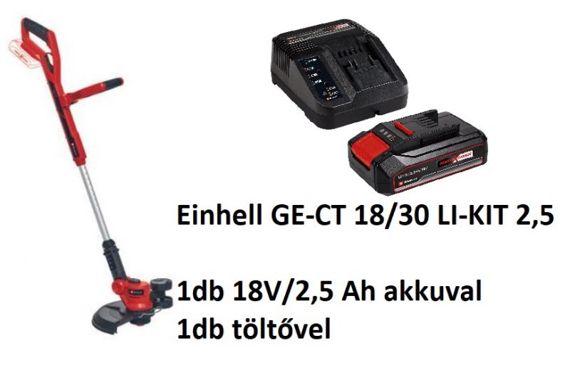 Einhell GE-CT 18/30 LI-Kit 2,5