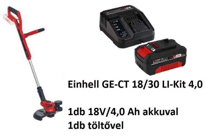 Einhell GE-CT 18/30 LI-Kit 4,0