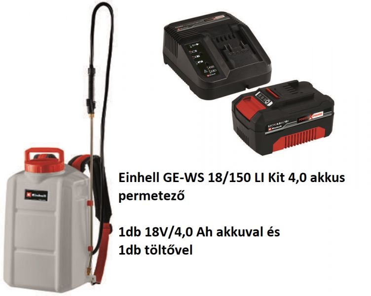 Einhell GE-WS 18/150 LI Kit 4,0