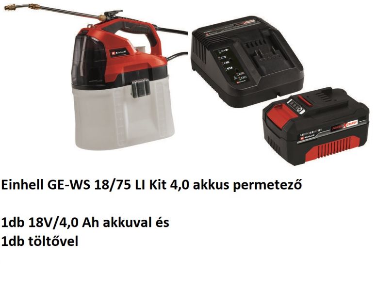 Einhell GE-WS 18/75 LI Kit 4,0