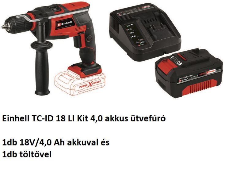 Einhell TC-ID 18 LI Kit 4,0