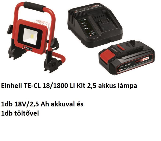 Einhell TE-CL 18/1800 LI Kit 2,5