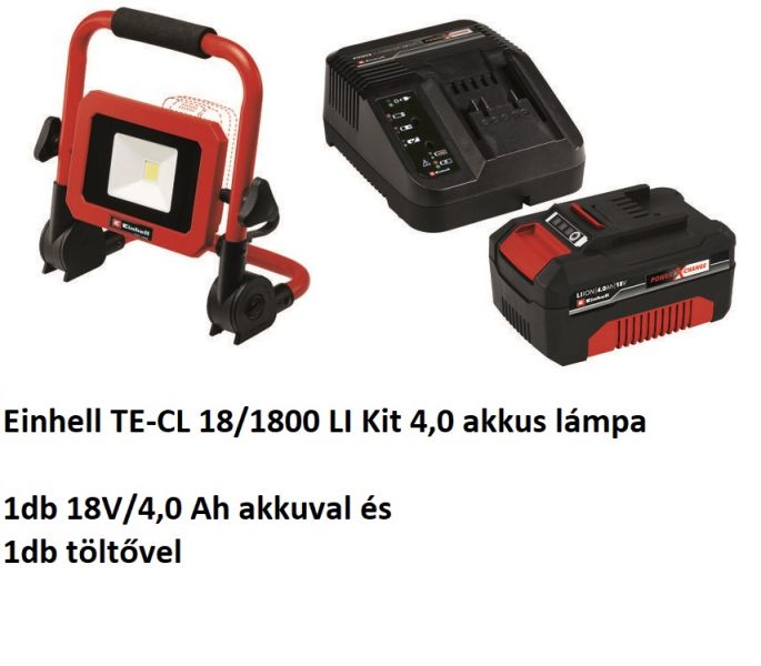 Einhell TE-CL 18/1800 LI Kit 4,0