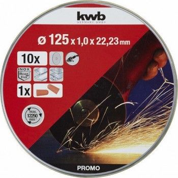 KWB 712022 vágótárcsa fémre 10 db-os 125 mm